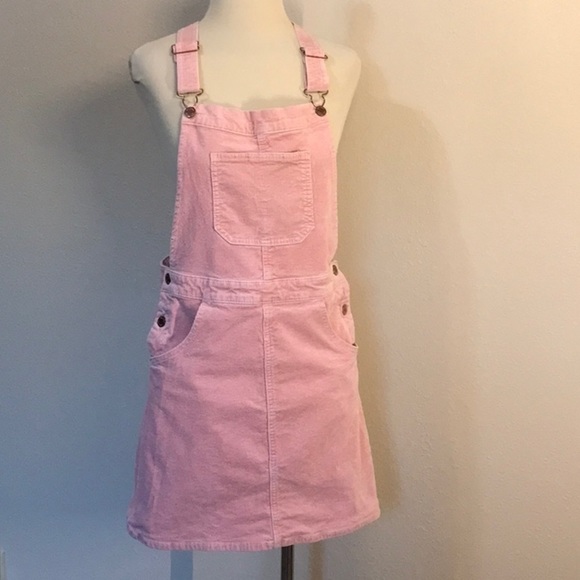 art class Other - Art CLASS Size XL (14-16) Pink Corduroy Overall Mini Dress